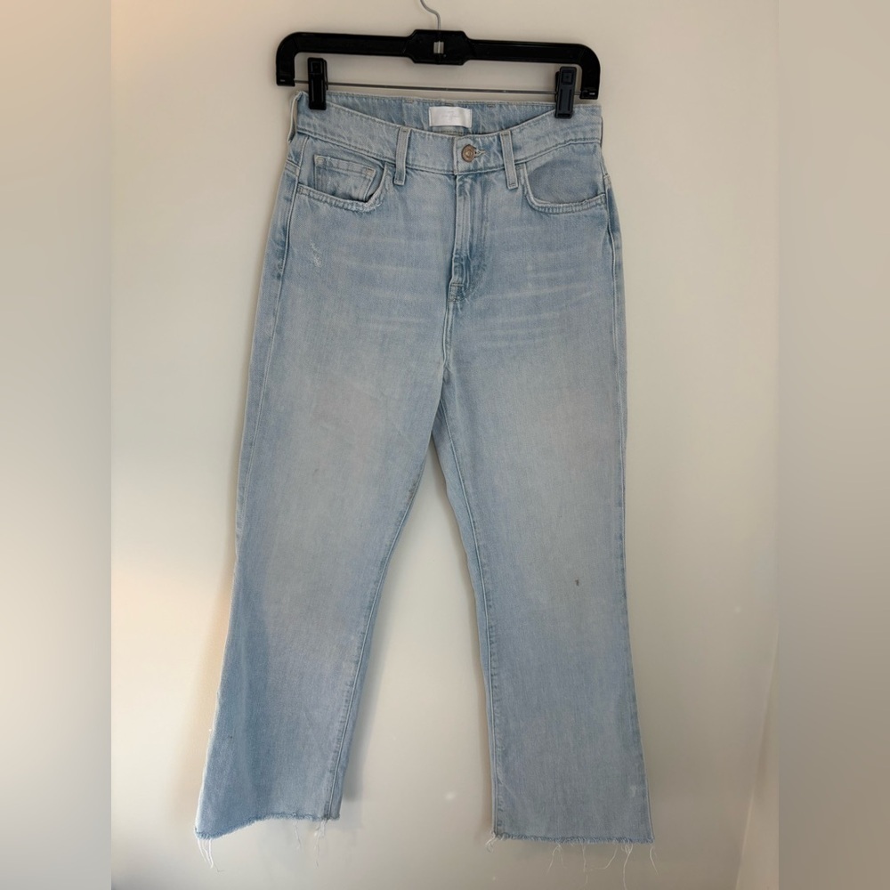 7 For All Mankind Easy Boot Light Denim Jeans Classic Chic Lightwash Versatile